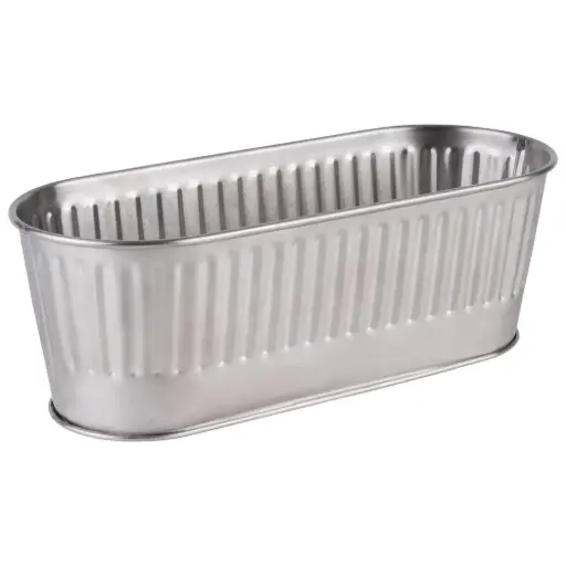 [11752] Dispensador cubiertos de acero inoxidable mate 29,5x12x10 cm