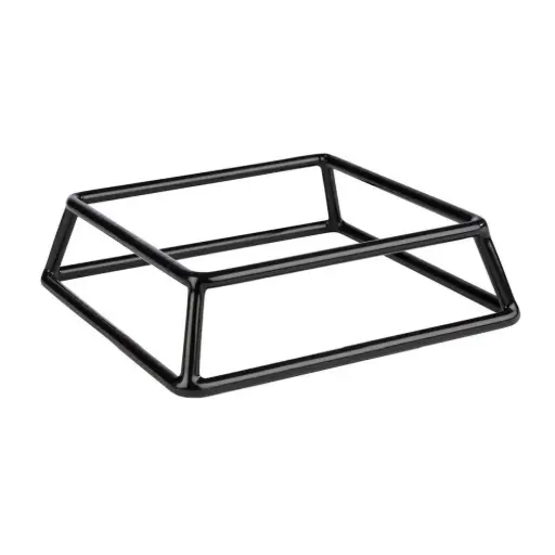 [33250] Pedestal buffet negro 18x18x8 cm