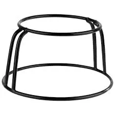 [33282] Pedestal Buffet Metalico Negro 30,5/23X17 Cm.