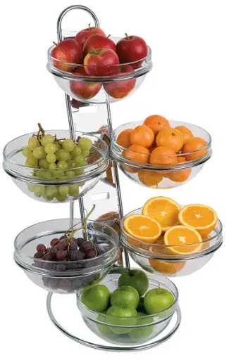 [11599] Dispensador Buffet 6 Boles 4 Alturas S/Tapa