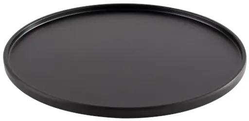 [85232] Plato de melamina negro 19 cm