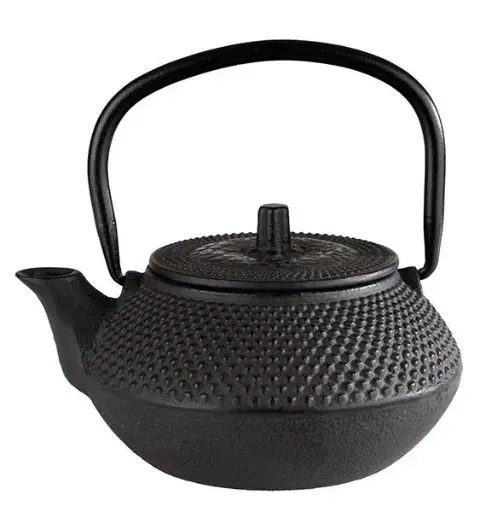 [10990] Tetera fundición Asia negra 12,5x11x12,5 cm