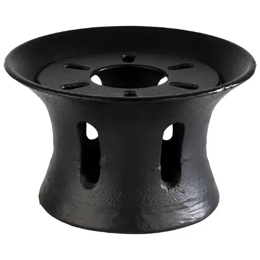 [10994] Soporte Tetera Fundicion Asia Negro 13X7,5 Cm.