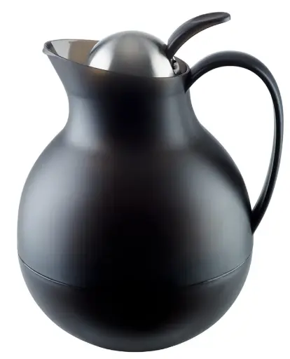 [10914] Jarra Termo Pp. Negra 1 L.