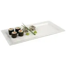[83403] Fuente Pure Melamina Blanca 35.5X18 Cm.