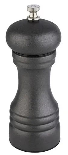 [40556] Molinillo sal de acero inoxidable Gunmetal 15,5x6 cm
