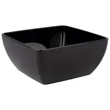 [79009] Ensaladera Melamina Friendly Negro 25X25X12 Cm.