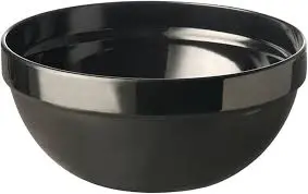 [79017] Bol Apilable Melamina Friendly Negra 6 Cm.