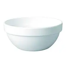 [79024] Bol Apilable Melamina Friendly Blanco 14X6,5 Cm.
