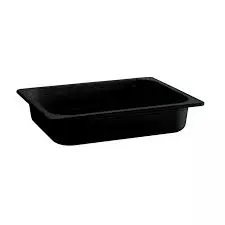 [79033] Cubeta Melamina Friendly Negra Gn. 1/2 65