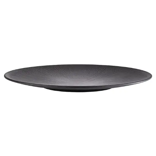 [85066] Plato Nero melamina negro 42 cm