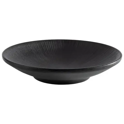 [85073] Plato Nero melamina 15x3 cm