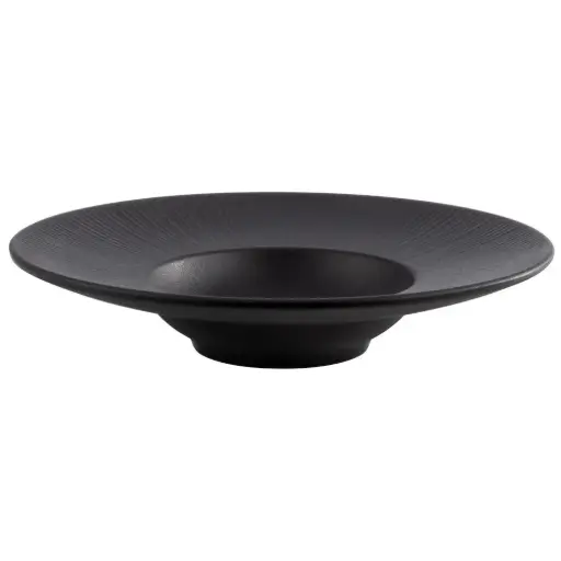 [85098] Plato pasta Nero melamina 29x6 cm