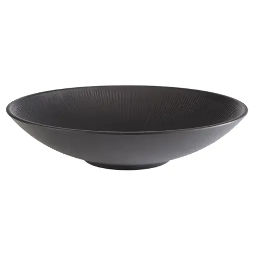[85062] Ensaladera Nero melamina negra 30x7 cm