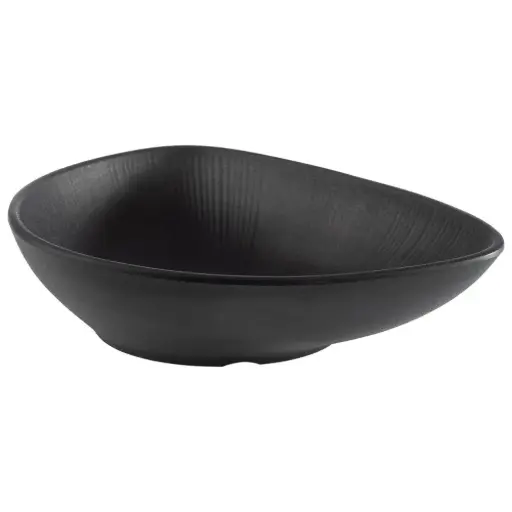 [85076] Ensaladera Nero Melamina 23X18X5 Cm.
