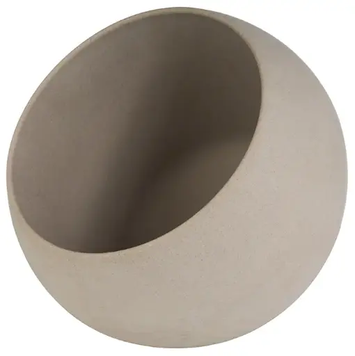 [85082] Bol Moon Melamina Gris Con Tapa 19X17,5 Cm.