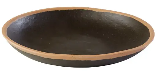 [84576] Plato Postre Melamina Crocker Marron 20,5 Cm.