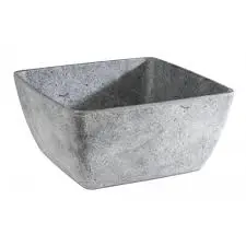 [84831] Ensaladera Element Melamina Gris 25X25X12 Cm.