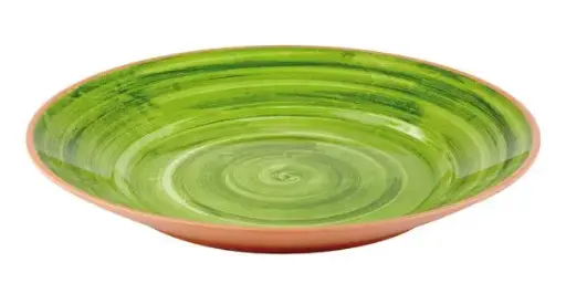 [84171] Plato buffet la Vida melamina verde 32x3,5 cm