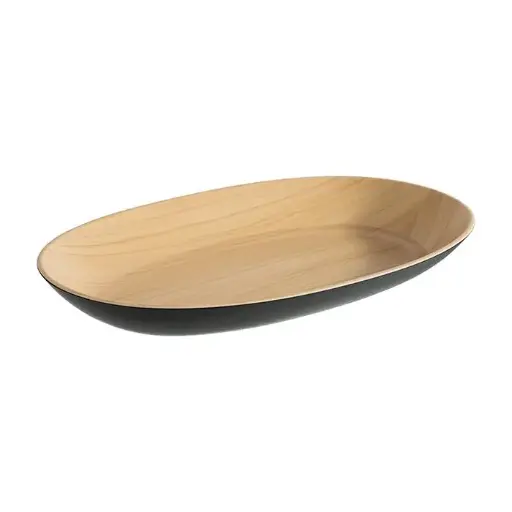[84948] Fuente Frida melamina blanca oval 33,5x21x4 cm