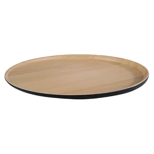 [84944] Bandeja Frida melamina negra inclinada 31,5 cm