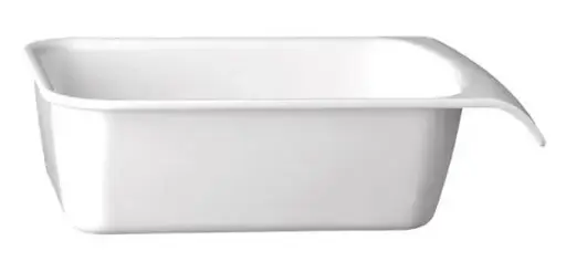 [83962] Fuente GN melamina blanca Cascade 1/4 75
