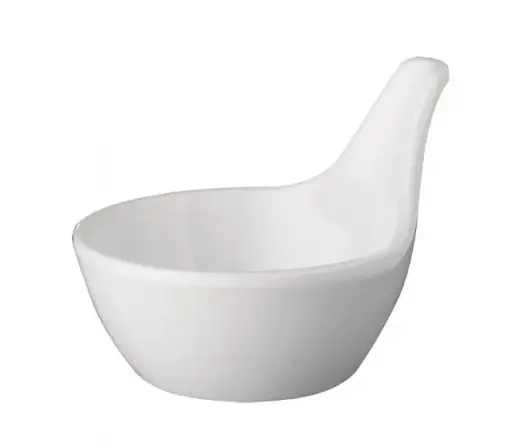 [84018] Bol Gourmet Melamina Blanco 7X6 Cm.
