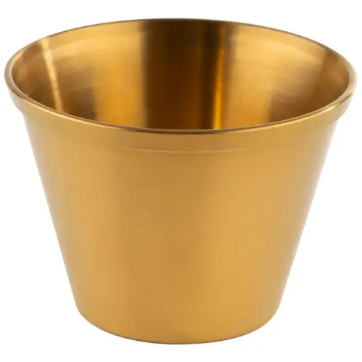 [40725] Ramequin dorado mate 6x4,5 cm / 6 cl 6 unidades