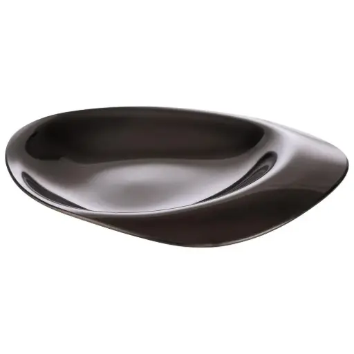 [40793] Plato degustación Pebble bronce 8,5x8x1 cm 4 unidades