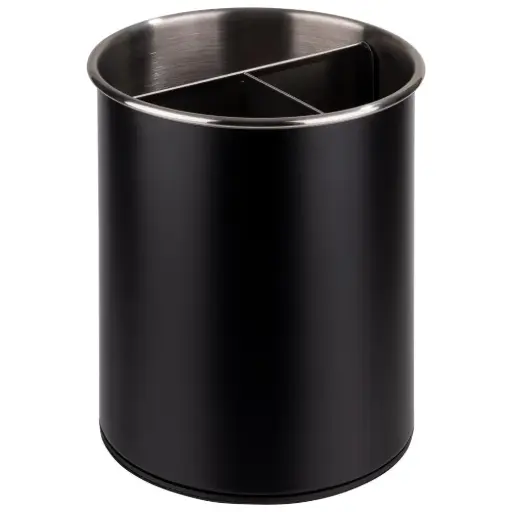 [11748] Dispensador cubiertos negro 16,5x13 cm