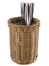[40012] Cubilete Cubiertos Rattan 12X15 Cm.