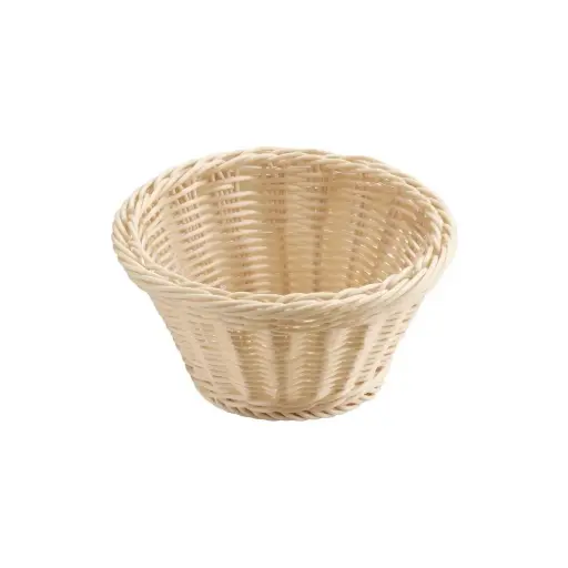 [40132] Cesta Rattan Redonda Ecoline 19X9.5 Cm.