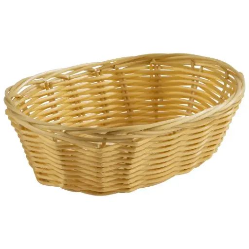 [30279] Cesta Rattan Basic Oval 18X12 Cm.