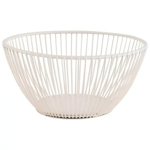 [30425] Cesta metálica Svart blanca 17,5x8 cm