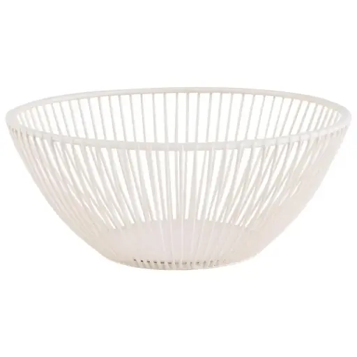 [30426] Cesta metálica Svart blanca 20x8 cm
