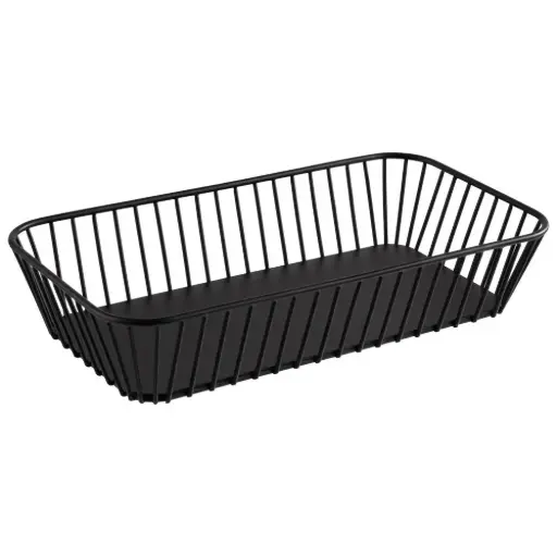 [30417] Cesta metálica Urban negra GN 1/3