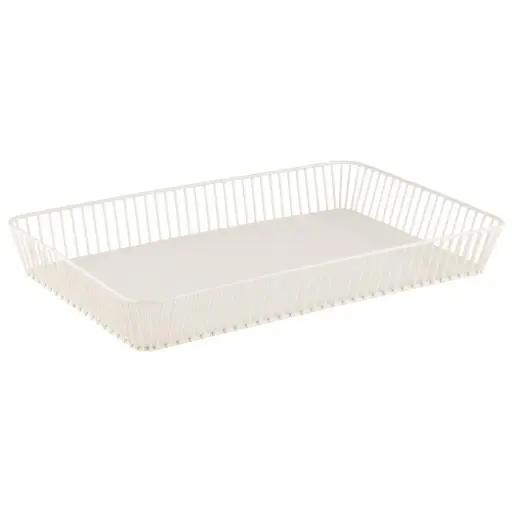 [30435] Cesta metálica Urban blanca GN 1/1