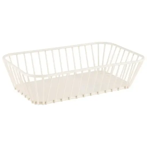 [30438] Cesta metálica Urban blanca GN 1/4