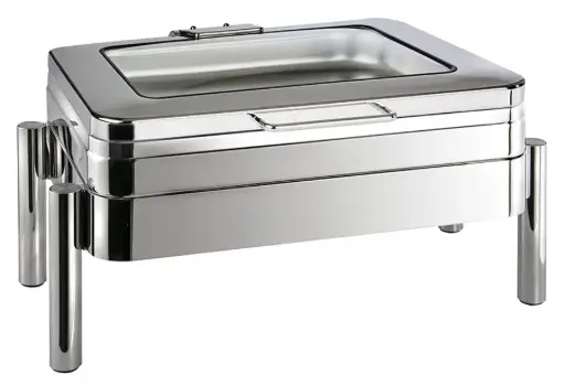 [12352] Chafing dish Premium tapa de cristal 1/1