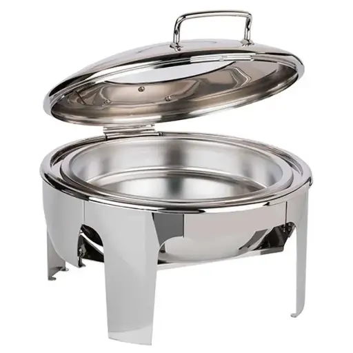 [12324] Chafing Dish Redondo Easy Induction 46X50 Cm