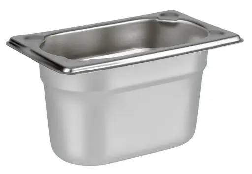 [81504] Cubeta GN de acero inoxidable 1/9 100