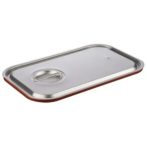 [80023] Tapa GN de acero inoxidable 1/1 con Junta de silicona