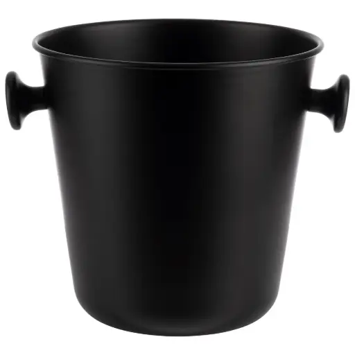 [36115] Champanera negro mate 21,5x22 cm