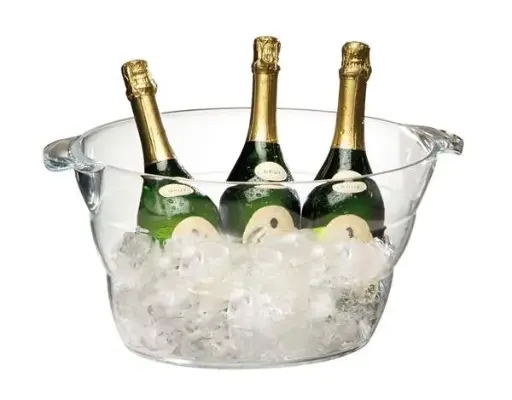 [36057] Champanera Pc. Transparente 47X28X23 Cm.