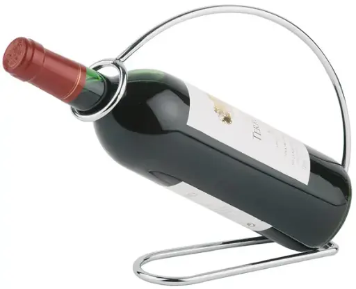 [30333] Soporte botellas sobremesa de acero inoxidable