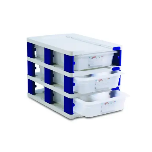 [18227] Estructura 3 GN 1/1 100 562x372x397 mm