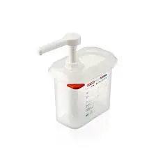 [03785] Dispensador Salsas Pp. C/Bomba Pc. Gn. 1/9 1.5 L.