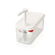 [01358] Dispensador Salsas Con Bomba Gn. 1/4