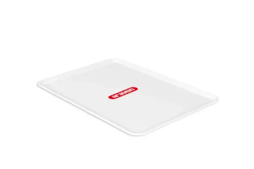 [01018] Bandeja Presentacion Plana Blanca 420X300X25 Mm.                 