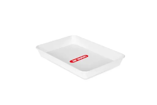 [01041] Bandeja Presentacion Honda Blanca 280X190X40 Mm.                 